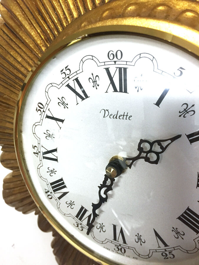 Sun shape featured clock 1960