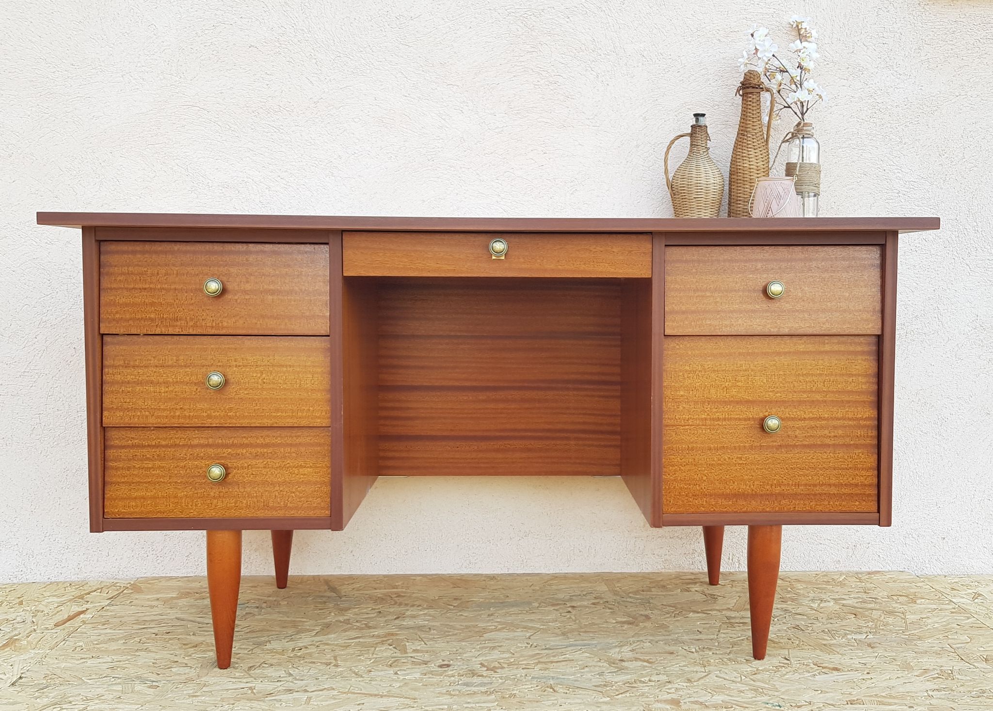 Bureau de ministre vintage des années 60/70