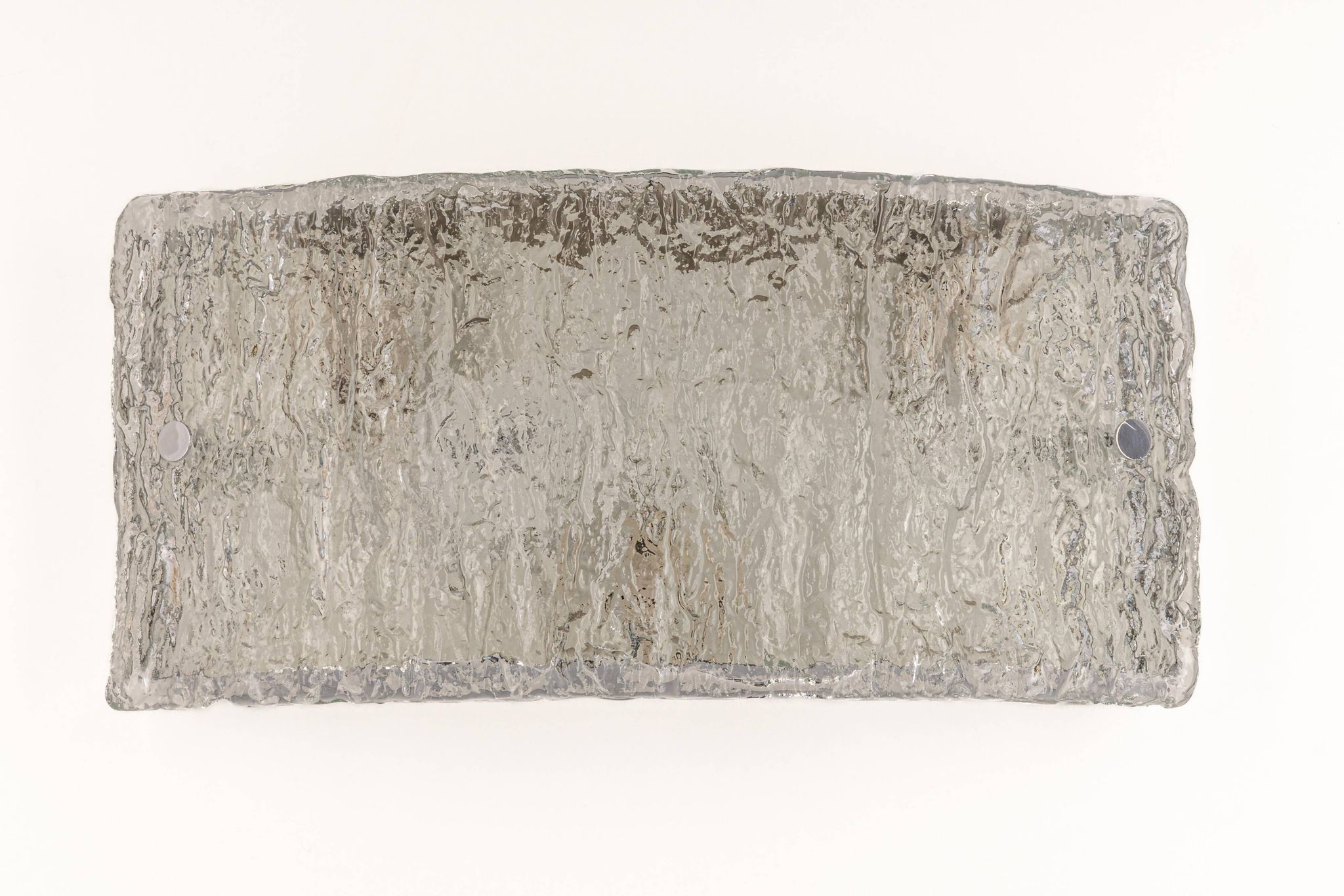 Simple Murano glass wall light by Kaiser, Germany, 1970s.