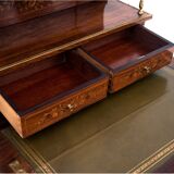 Inlayed desk, Napoleon III, France, circa 1870. Antique.