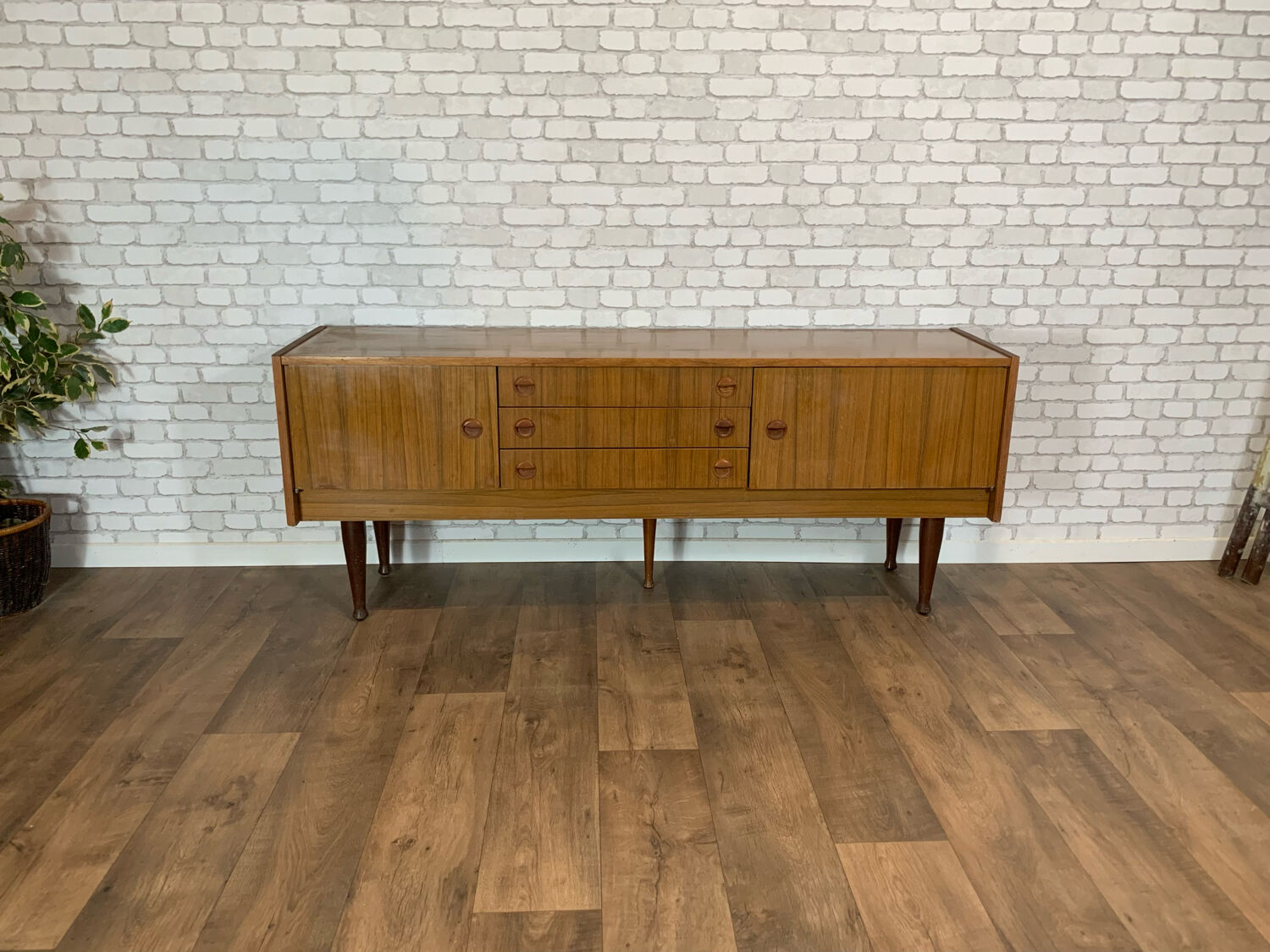 Vintage Scandinavian style enfilade 1960