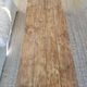 XXL coffee table in solid raw elm wood with 2 drawers, rustic antique.
