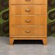 Vintage 1960s chest of drawers - 4 drawers - leg frame