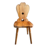 Solid fir chalet chair