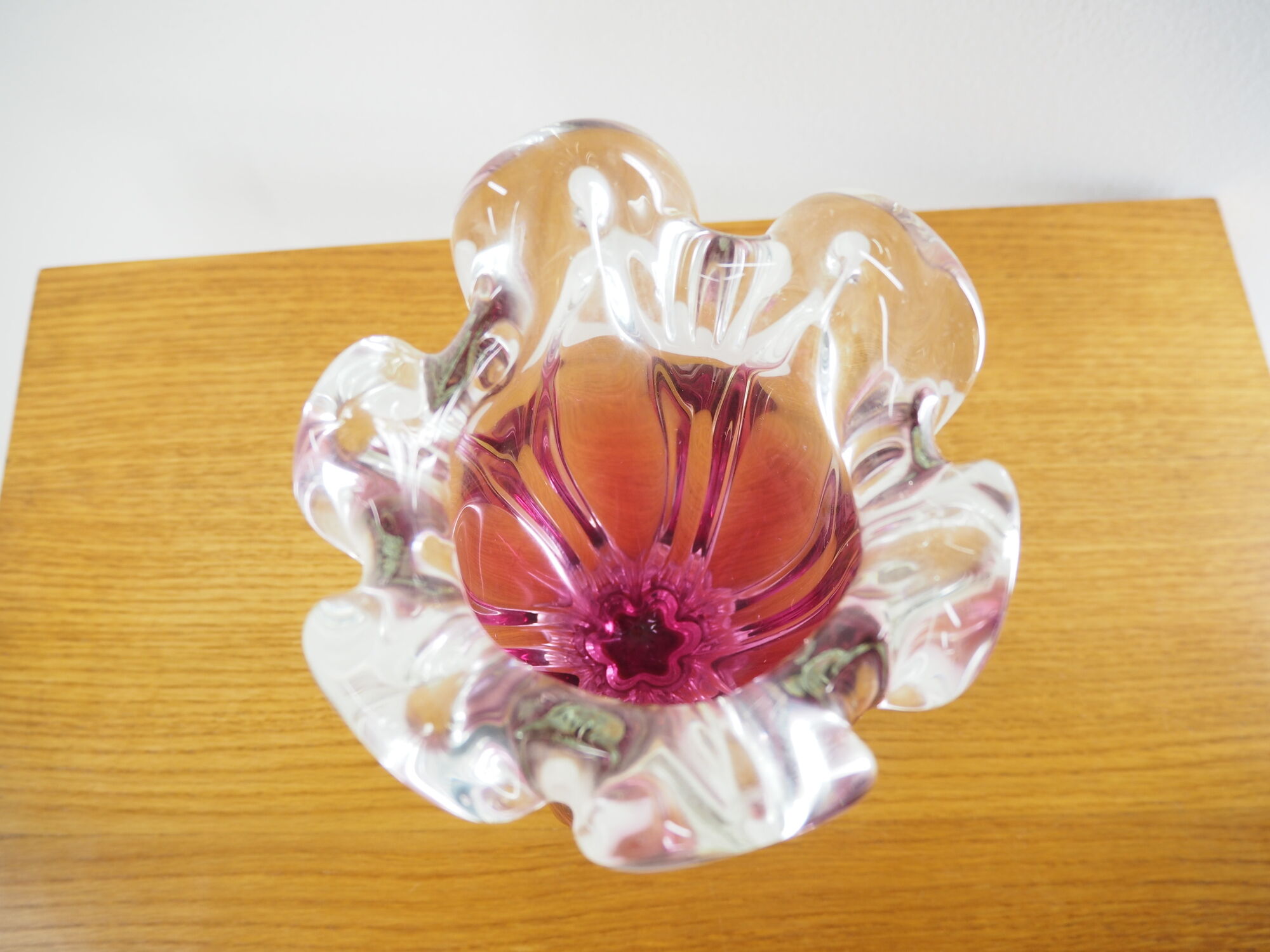 Art Glass vase by Josef Hospodka for Chribska Glassworks, 1960s