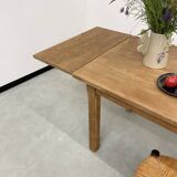 Oak farmhouse table 120cm + 200cm extensions