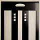 High Ingram chair by Charles R. Mackintosh for Alivar with Fornasetti fabric