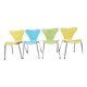 Set of 4 Serie 7 chairs by Arne Jacobsen, Fritz Hansen