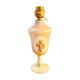 Pied de lampe vintage en opaline