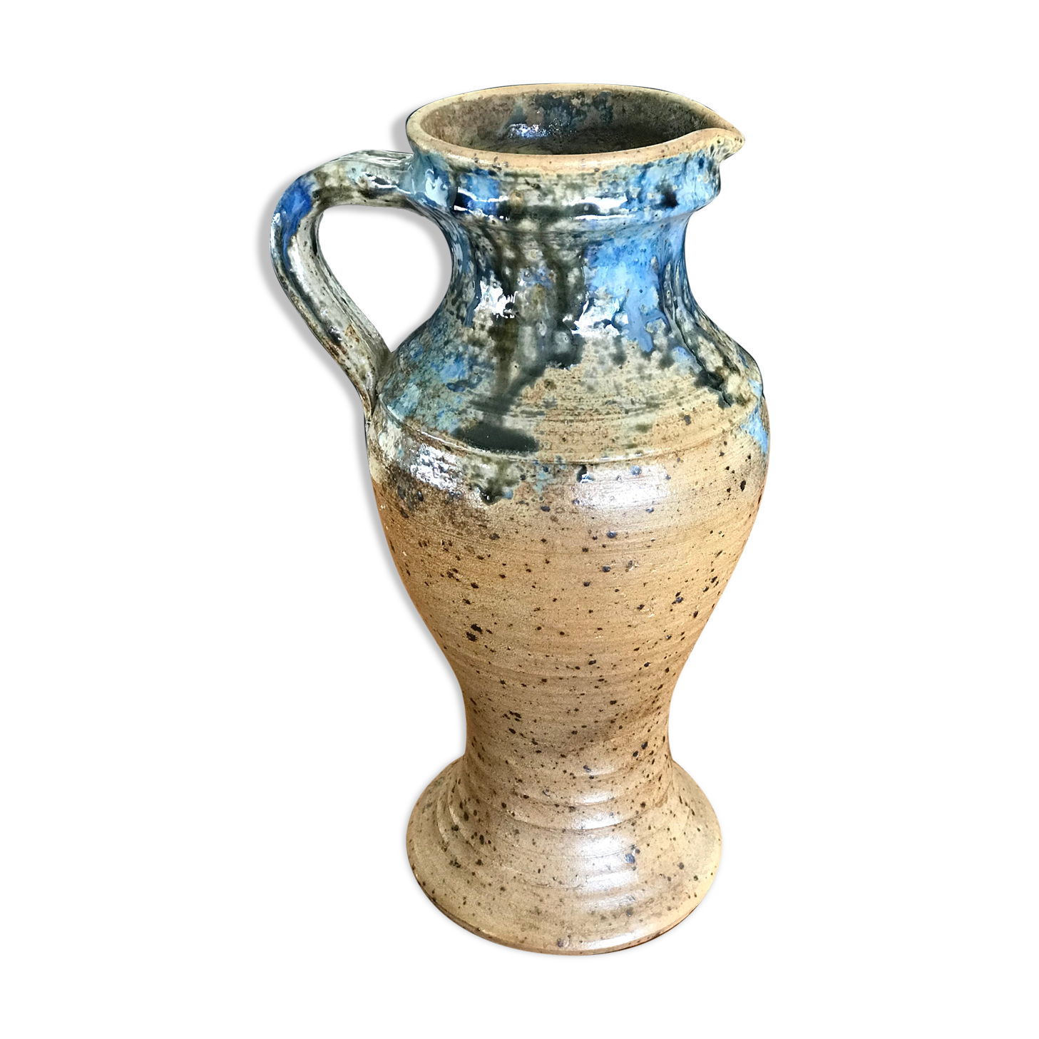 Glassed sandstone pitcher