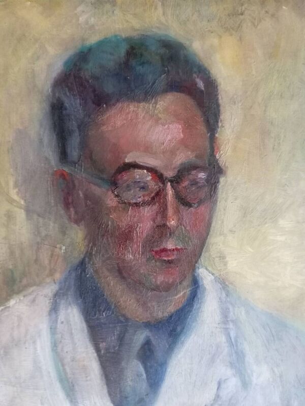 Portait homme signé Léwy