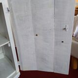 Art Deco bedside table top red marble