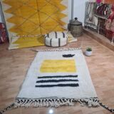 Handmade wool Berber rug 150 X 100 CM