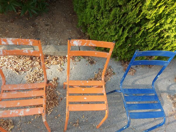 Set de 4 chaises chaises tivoli de Francisco Segarra en métal