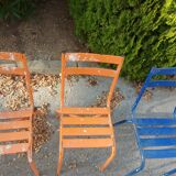 Set of 4 chairs tivoli chairs by Francisco Segarra in metal