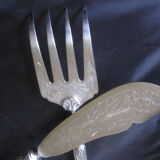 Fish service silver minerva XIXth