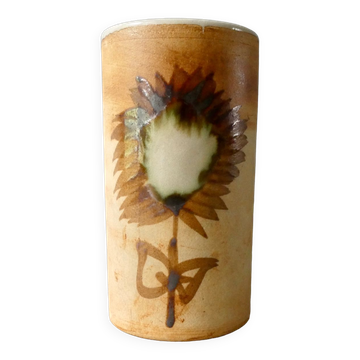 Roll vase pottery La Colombe, 1970s