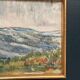 Mid Century Oil On Canvas Landscape By Unknown Artist Vintage & Framed – 33 × 22 Cm