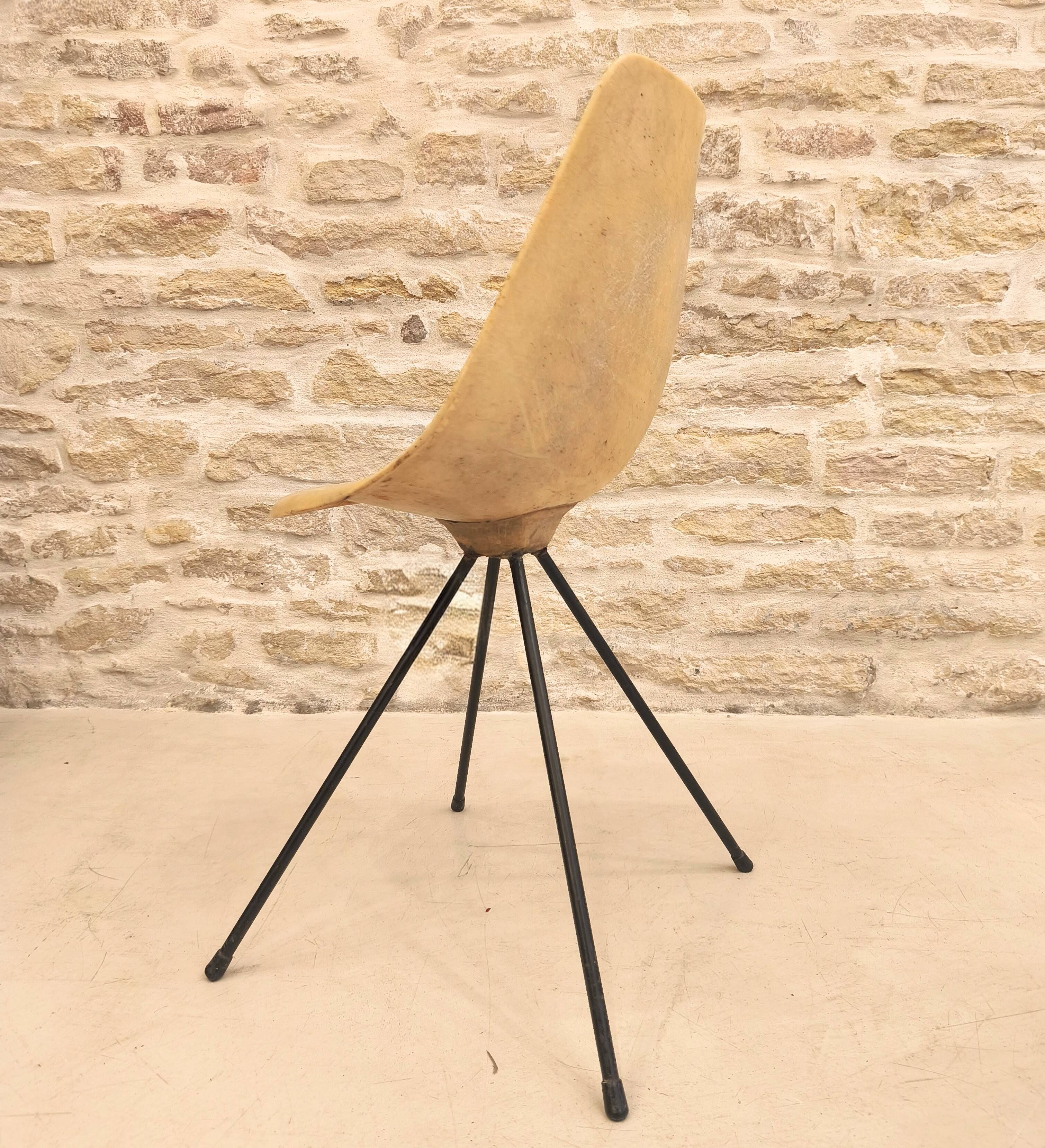 Paire de chaises design Jean Raymond Picard édition Seta, 1950