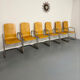 Set of 6 cantilever chairs from the Zumsteg Collection, moulded wood, 1980s.