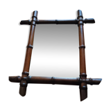 Vintage bamboo style mirror