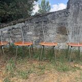 Set of 4 vintage Soudex Vinyl chairs