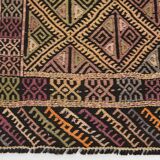 Yellow & Green Tribal Turkish Kilim Rug, 158x236Cm