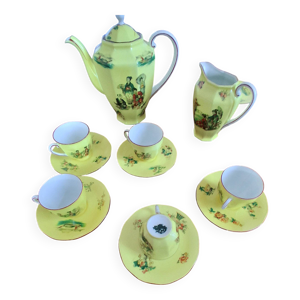 Service à café en porcelaine