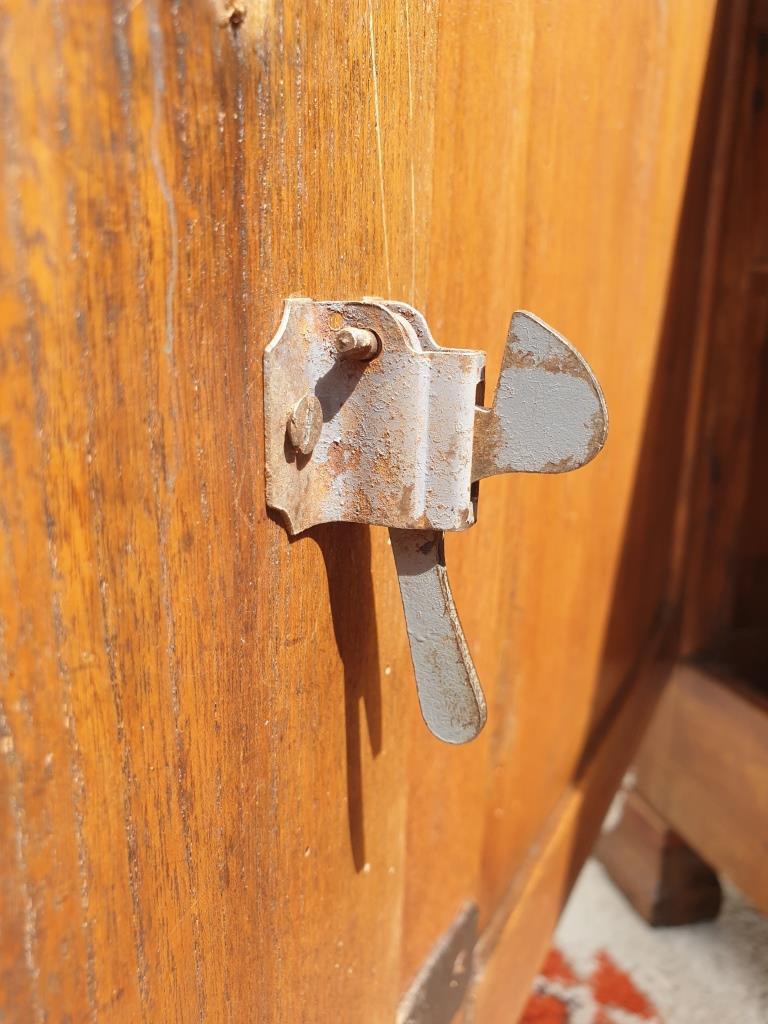 Norman countryside buffet in solid cherry wood nineteenth