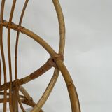 Vintage rattan chair by Dirk van Sliedregt Rohe Noordwolde 1960 in the Netherlands