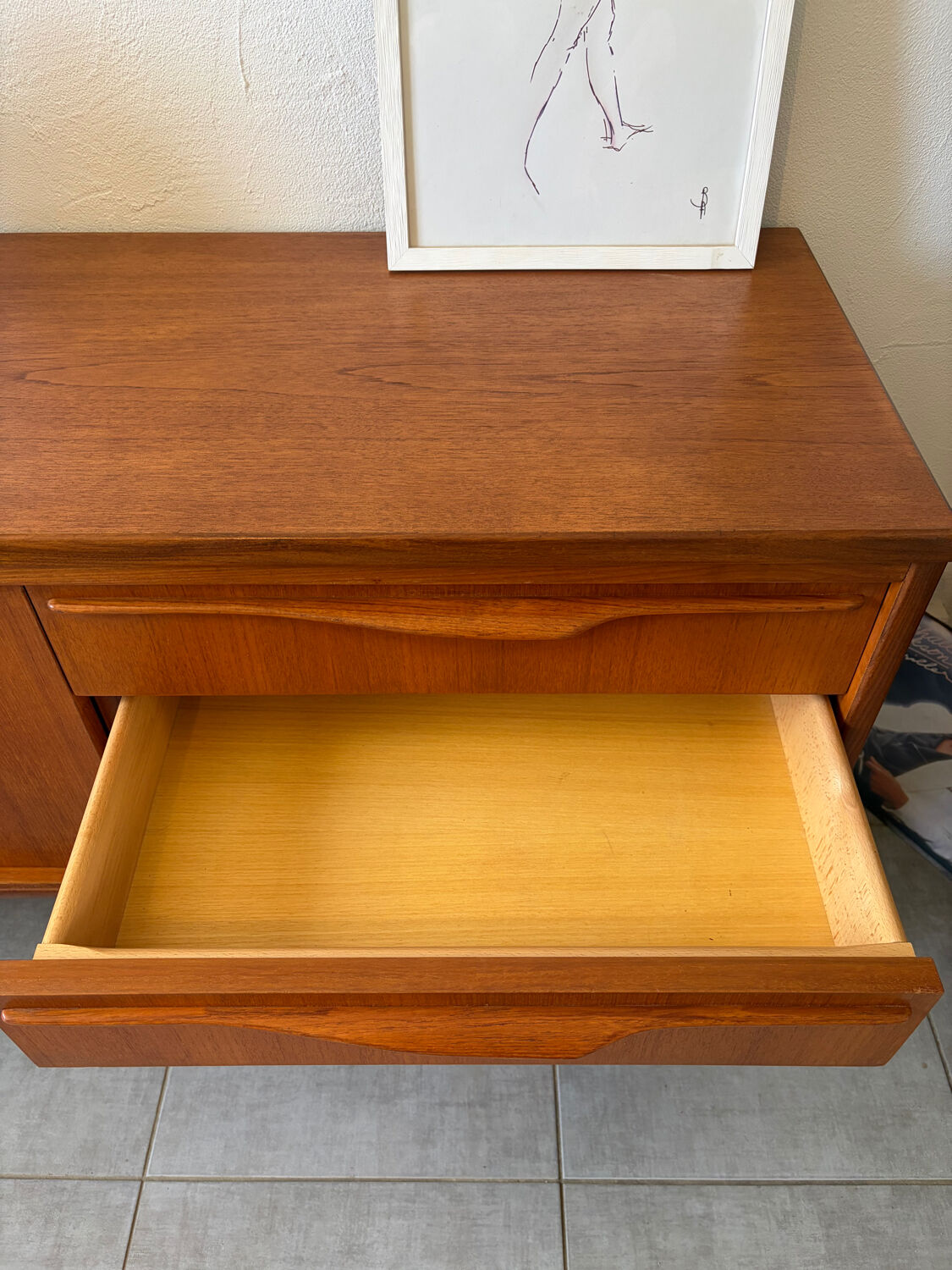 Scandinavian teak sideboard
