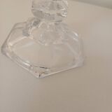 Glass candle holder