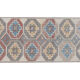 Distressed turkish oushak rug runner 49 x 255 cm