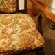 Antique Queen Anne Revival Carver Armchair with Floral Tapestry Upholstery