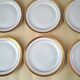 6 dessert plates in Limoges porcelain by Raynaud