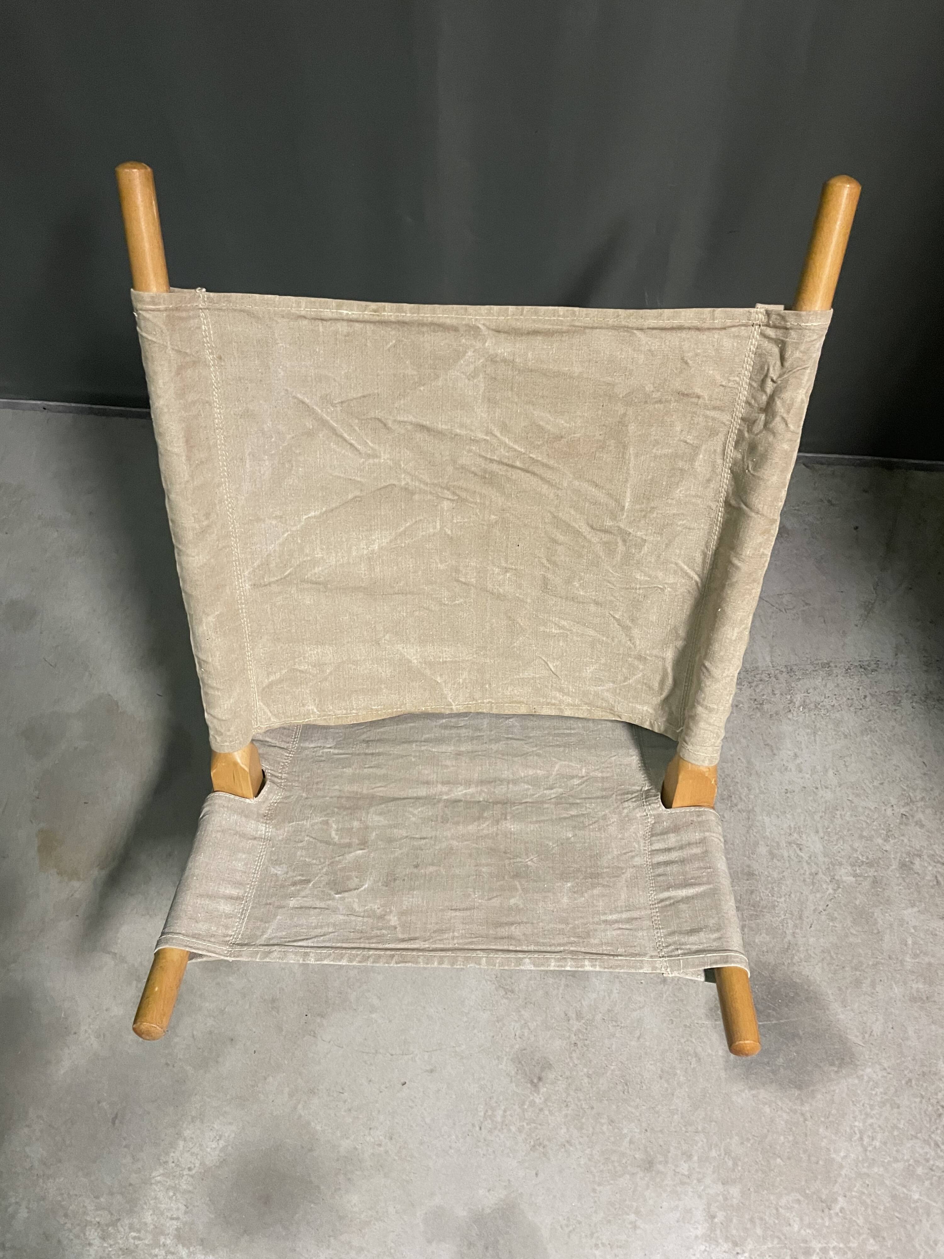 Vintage Saw Chair by Ole Gjerlov Knudsen for Cado, Denmark 1958