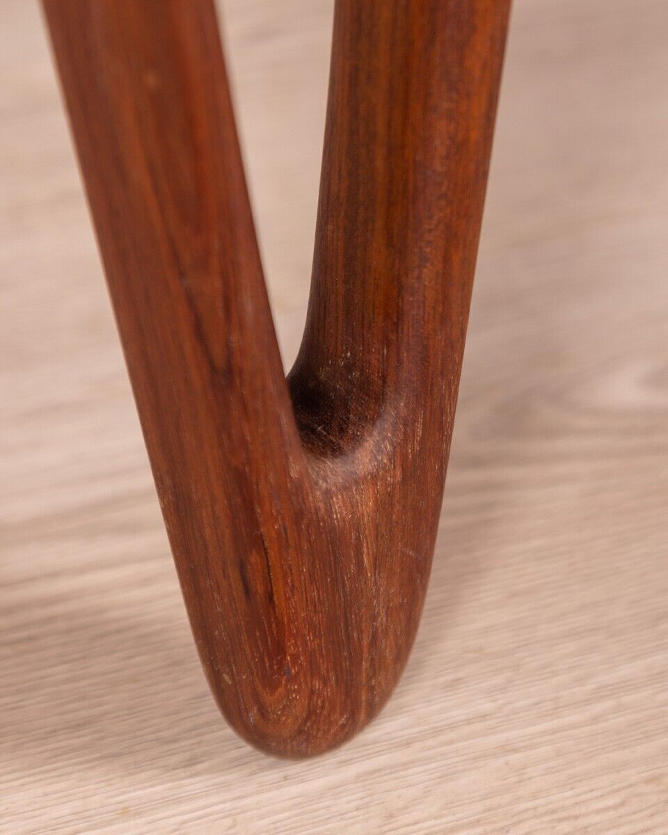 Table basse vintage en palissandre des années 1950 Design Tove & Edvard Kindt-Lars