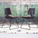 Herman Miller chair in brown wool, 1970s