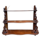 étagère murale Napoleon III acajou