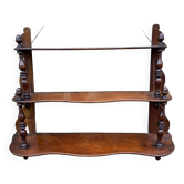 étagère murale Napoleon III acajou