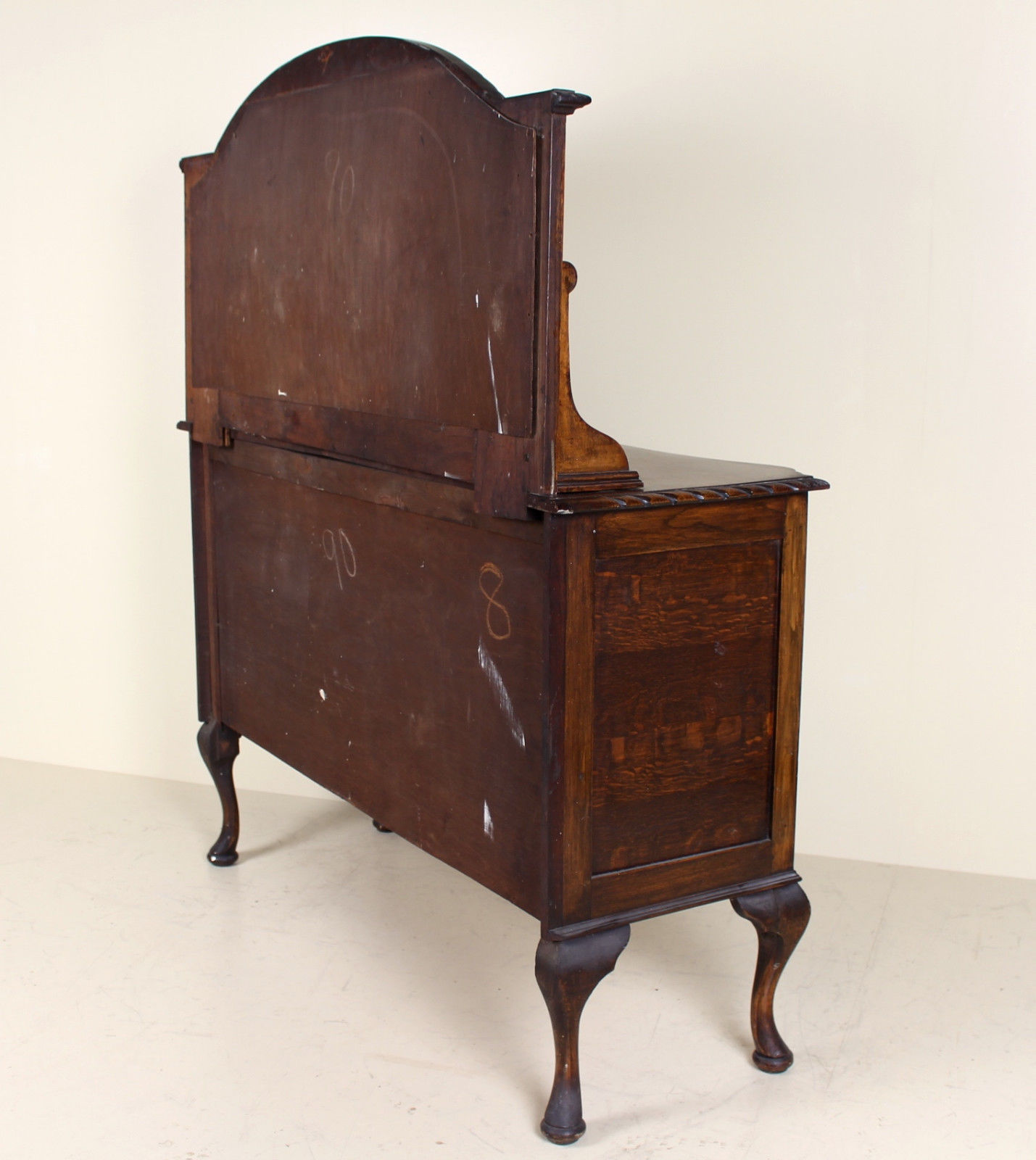 Hairdresser in carved oak arts crafts