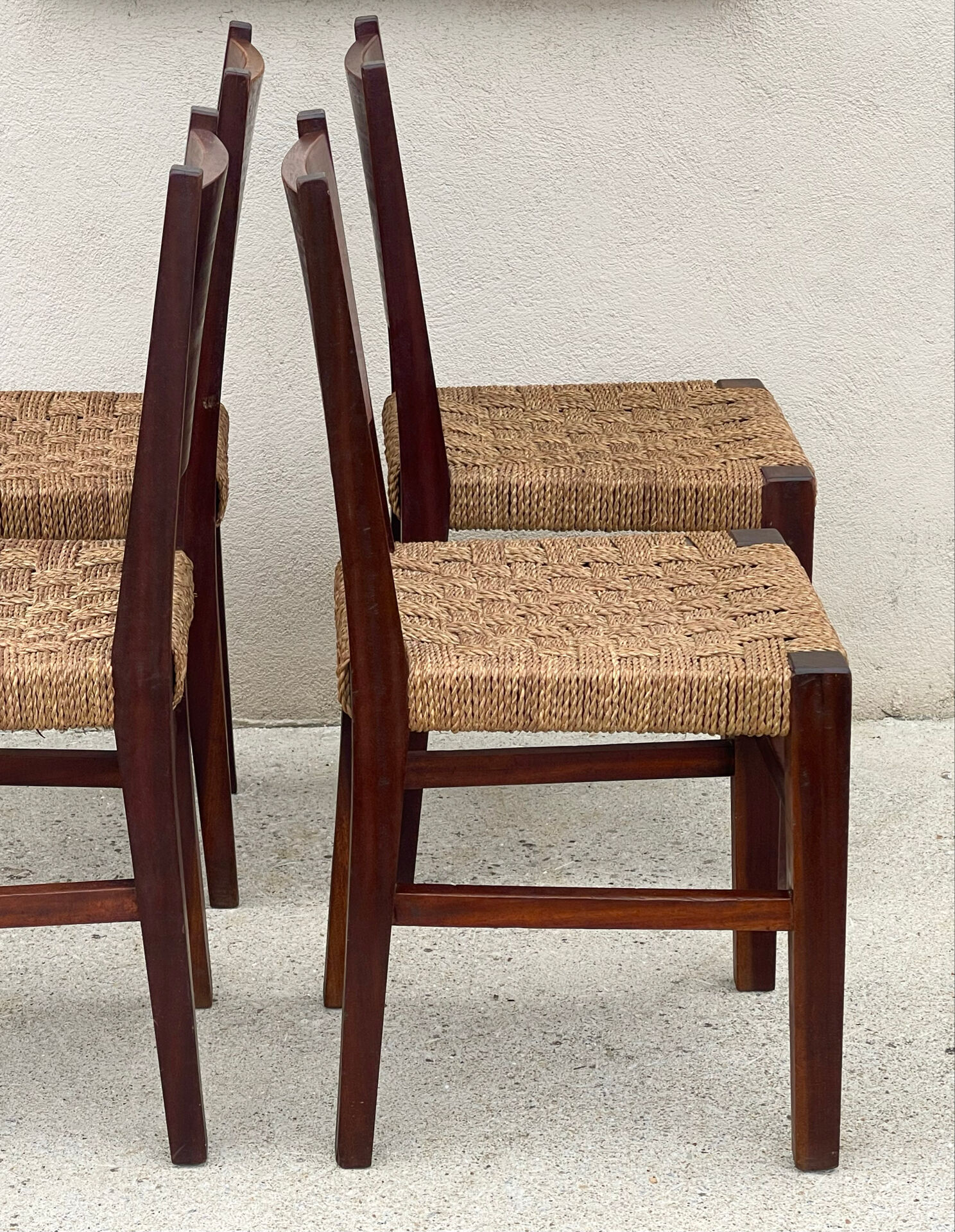 4 modernist chairs from the 1950s.