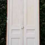 Paire Portes h264xl99,5 placard et leur cadre anciennes