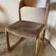 Set of 6 baumann chairs model sled sled circa 1960