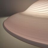 Pink Murano swirl pendant light