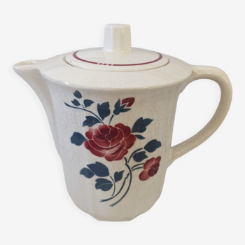 Old flowered teapot badonviller