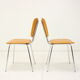 Ensemble de quatre chaises de salle à manger des années 1970, Tchécoslovaquie