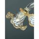 Luxury Venetian Floreal Gold-Leaf Murano Glass Chandelier