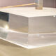 Acrylic Glass and Brass Lamp from ND, Italy, 1970s