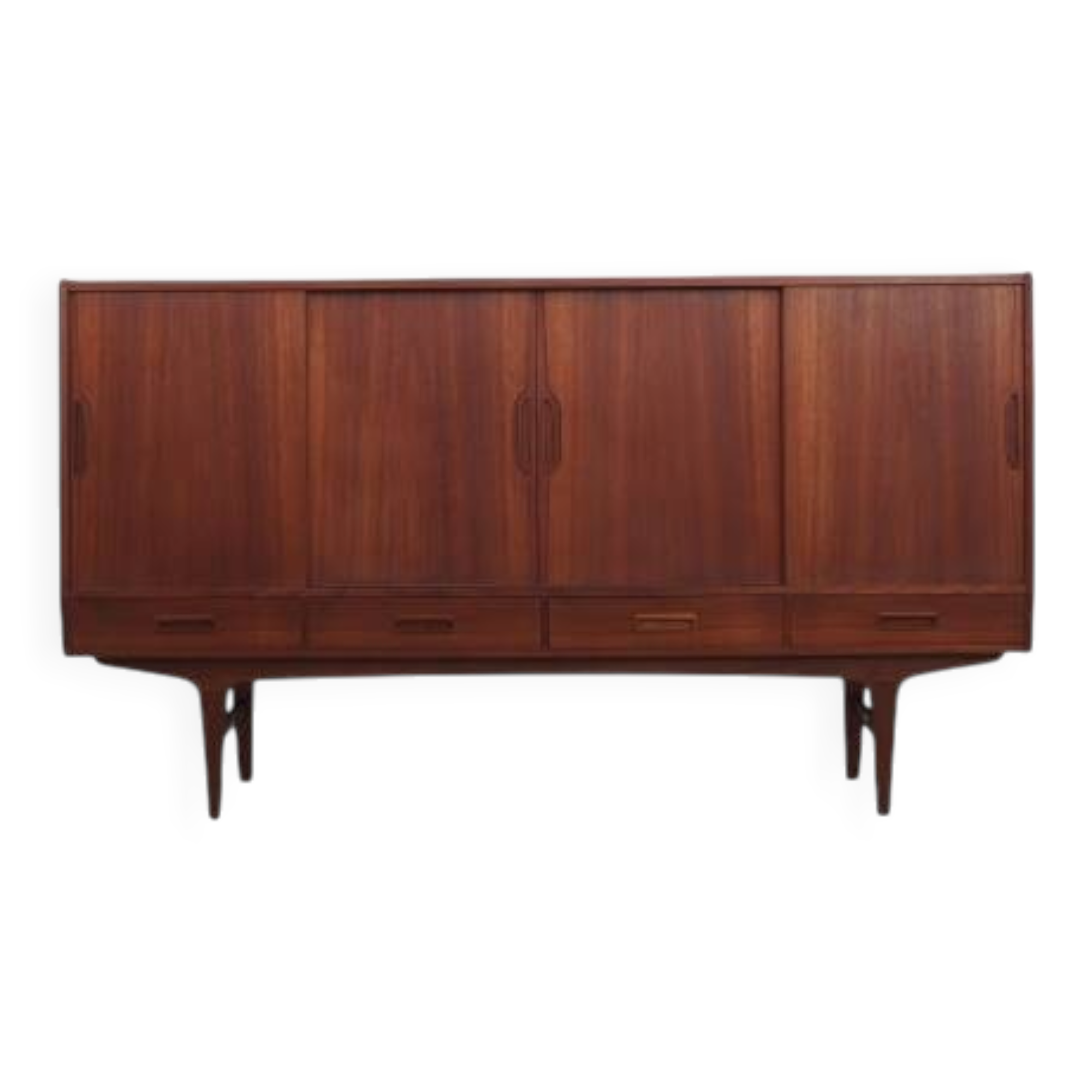 Teak highboard, Danish design, 1960s, designer: Børge Seindal, Westergaard